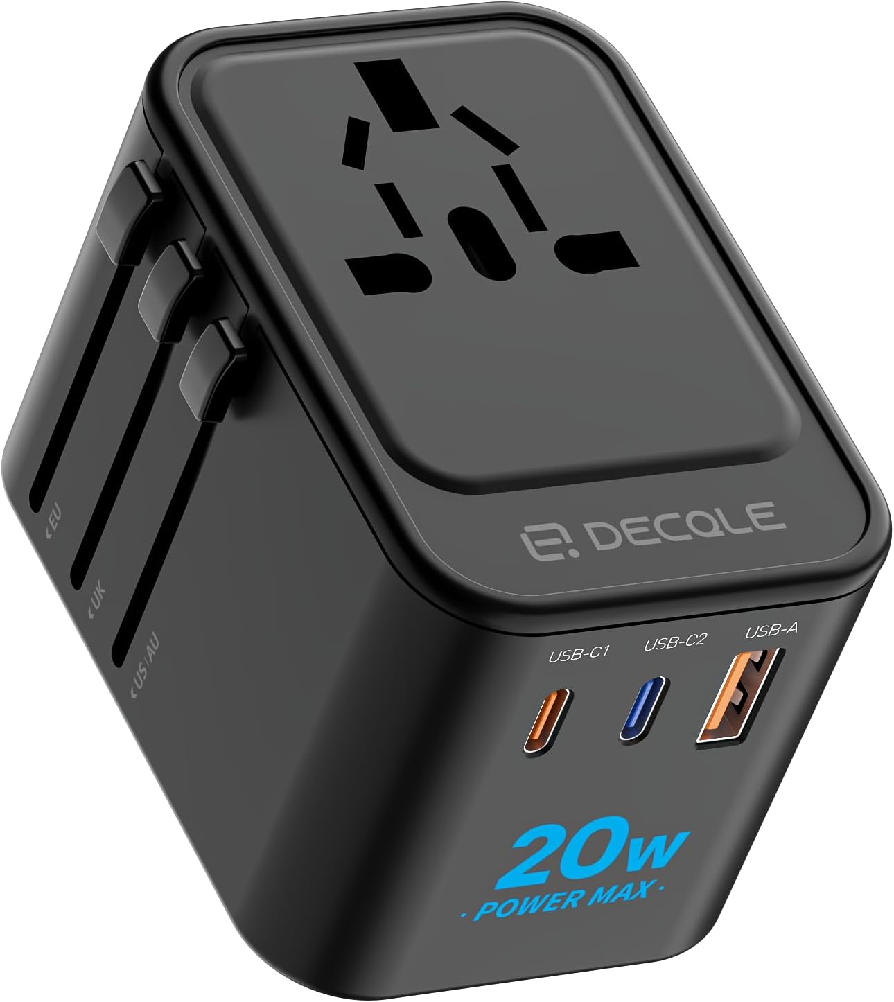 Pack & Go Co. Universal Travel Adapter with USB Ports