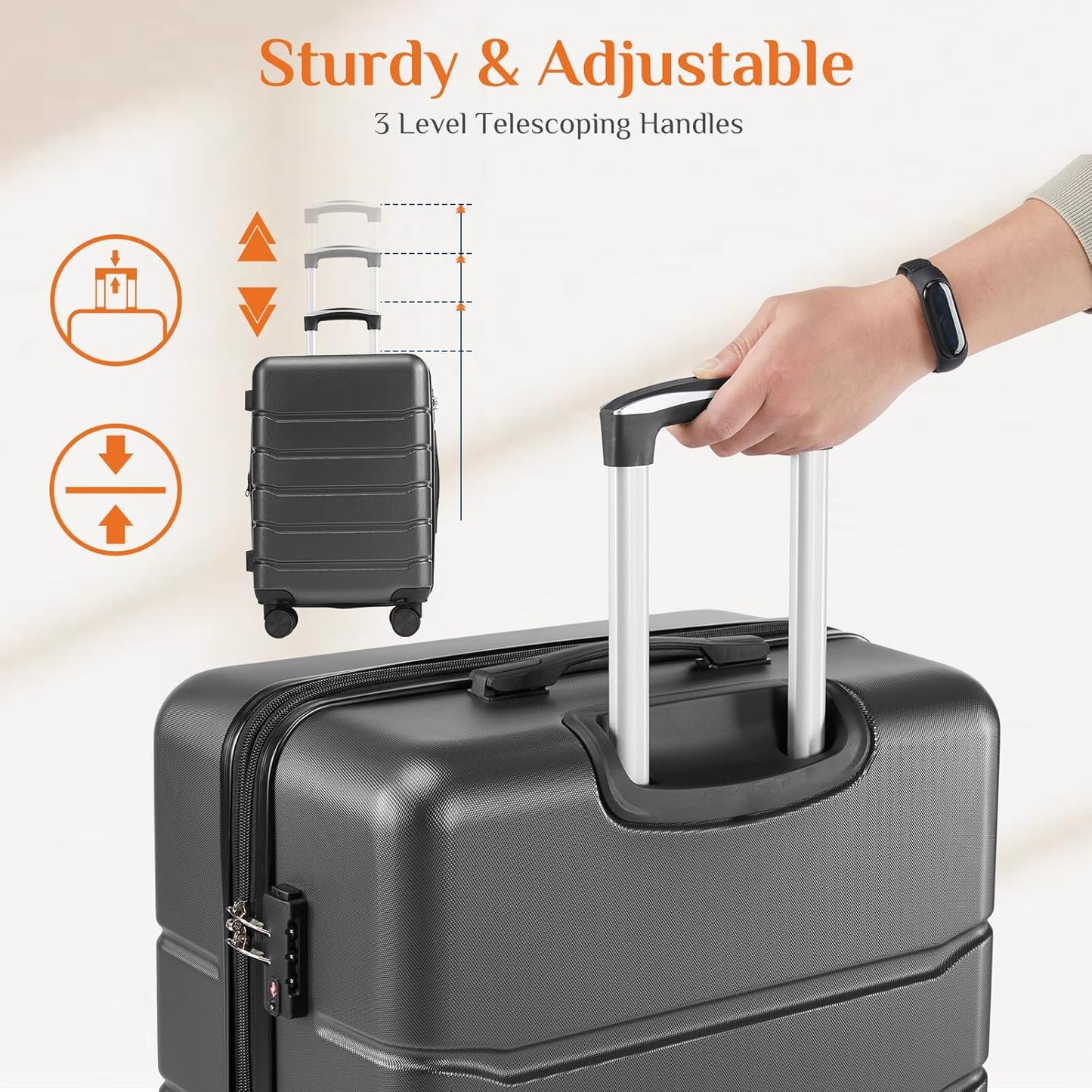 Pack & Go Co. Expandable Carry-On Luggage