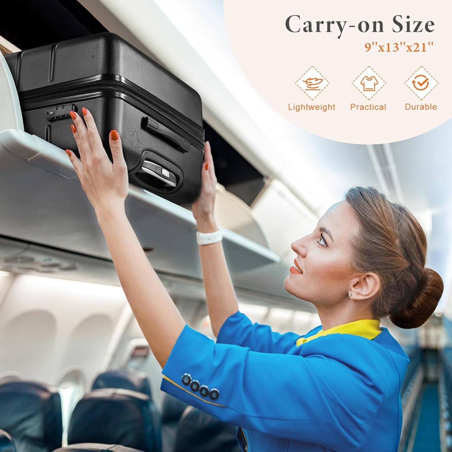 Pack & Go Co. Expandable Carry-On Luggage