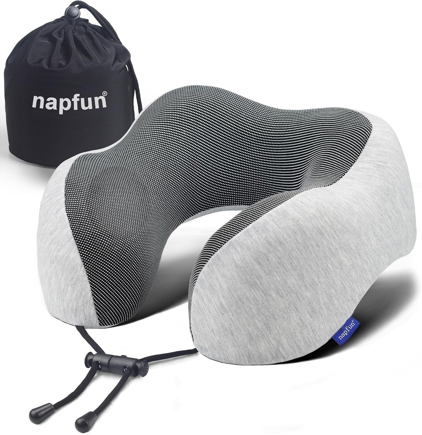 Pack & Go Co. Memory Foam Travel Neck Pillow